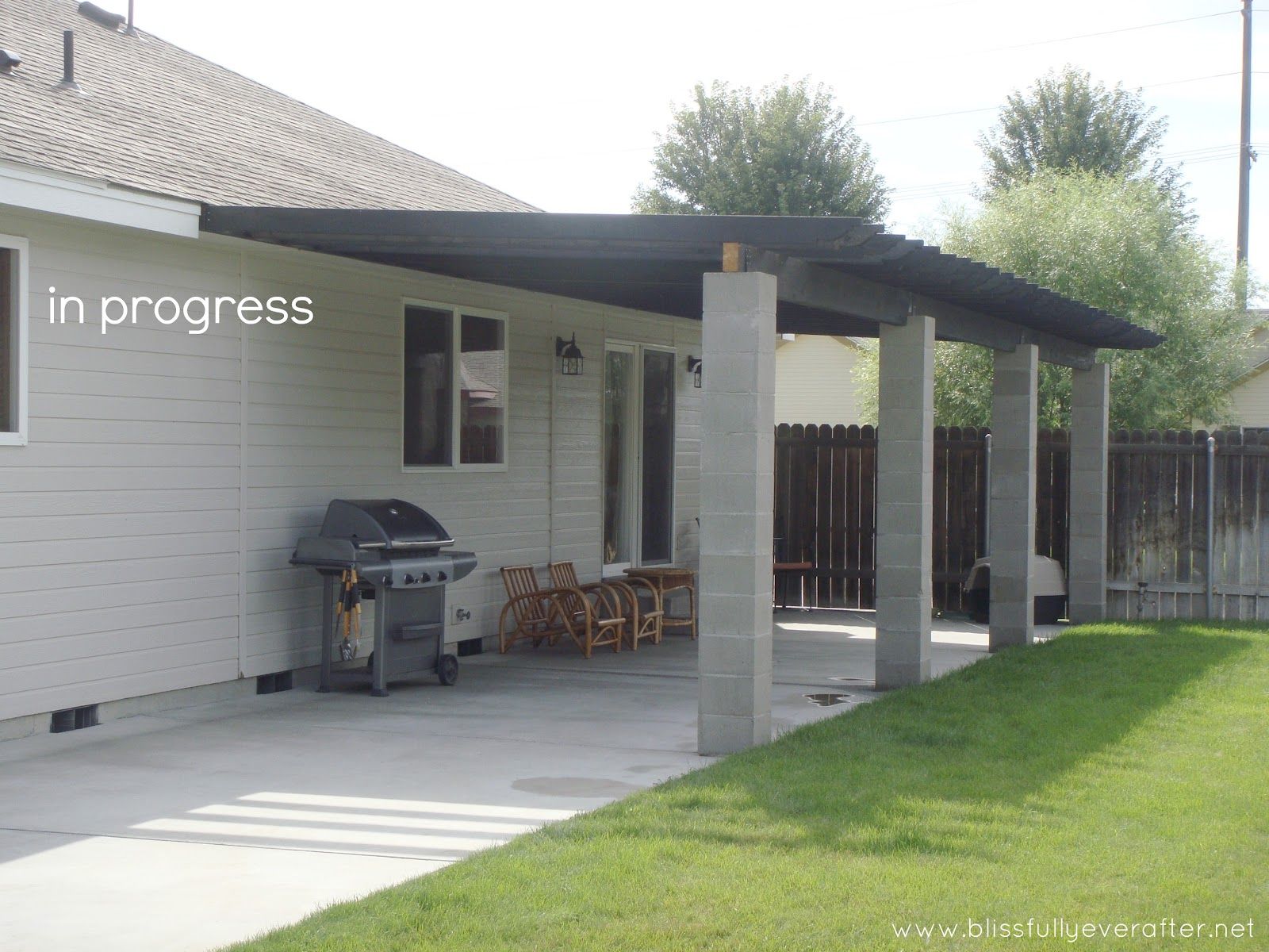 Patio Makeover {on a budget} - Grace Filled Beauty (con ... Patio Makeover {on a budget} - Grace Filled Beauty (con ... on Patio Cover Ideas On A Budget id=48425