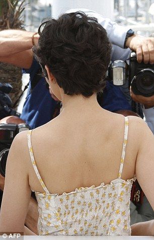 Audrey Tautou keeps it low key in pretty floral dr Audrey Tautou keeps it low key in pretty floral dr