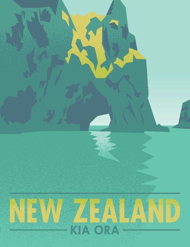 Kia ora Vintage Advertising poster reproduction.