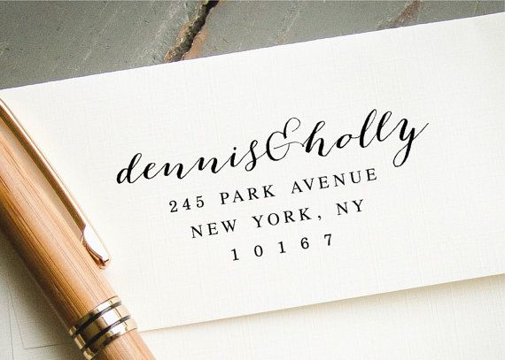 self inking stamp return