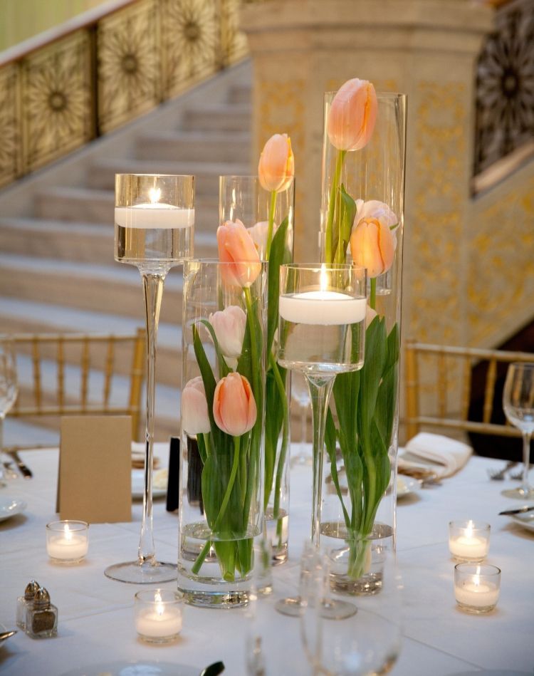 Frühlingsdeko im Glas tulp… Simple elegant Frühlingsdeko im Glas tulp… Simple elegant
