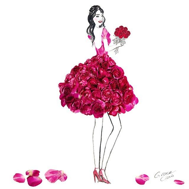 素敵すぎ 本物の花びらを使って描かれたドレスが完全に芸術 Marry マリー ファッションデザイン画 花 デザイン 花びら 素敵すぎ 本物の花びらを使って描かれたドレスが完全に芸術 Marry マリー ファッションデザイン画 花 デザイン 花びら