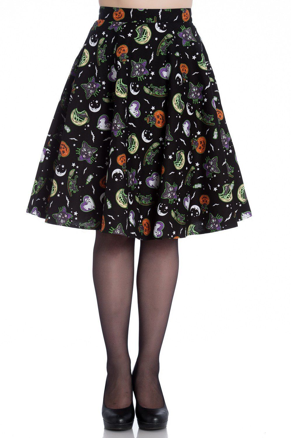 Hell Bunny manica corta Top nihilist Top Black Hell Bunny manica corta Top nihilist Top Black
