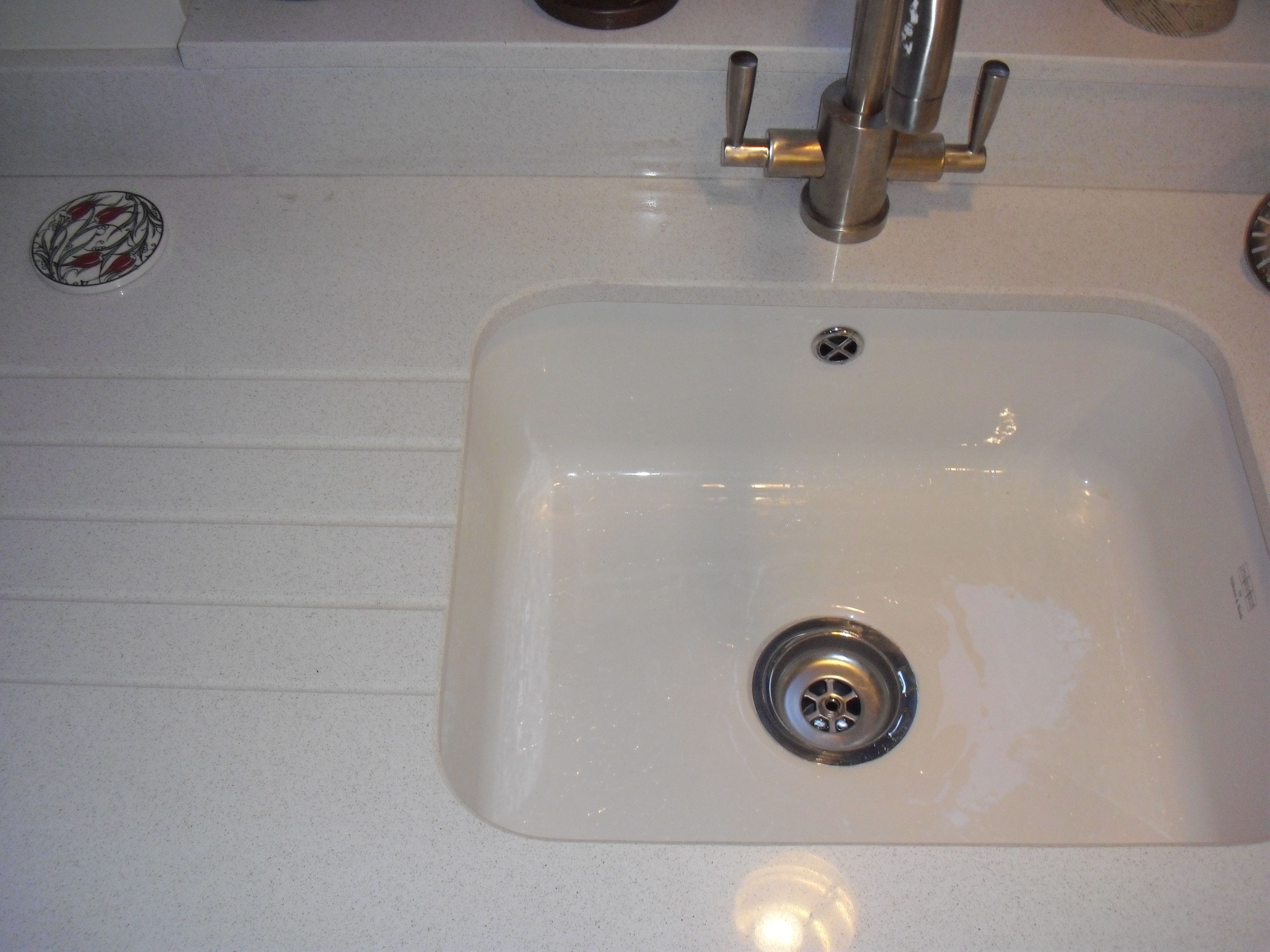 Blanconorte quartz from #silestone. ceramic #undermount sink with ...