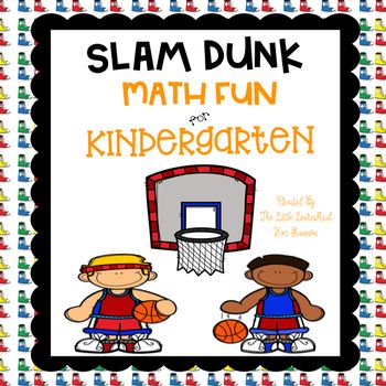 Basketball Math Kindergarten Learning Packet Fun math