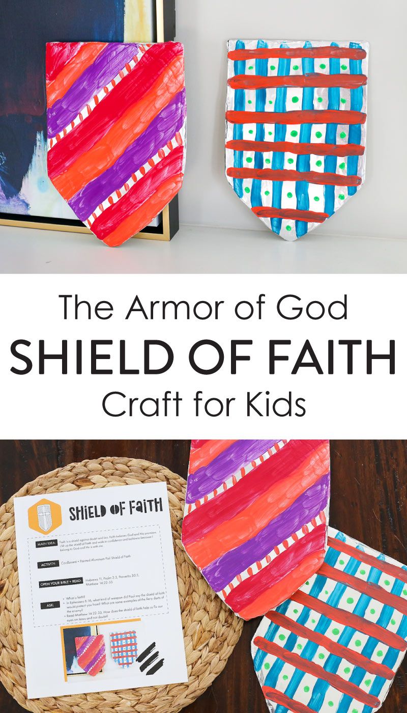 The Armor of God Shield of Faith Craft for Kids