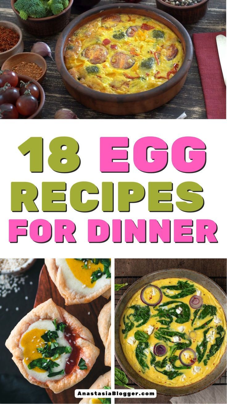 18 Best Egg Recipes for Dinner | Recipe in 2024 | Egg recipes for