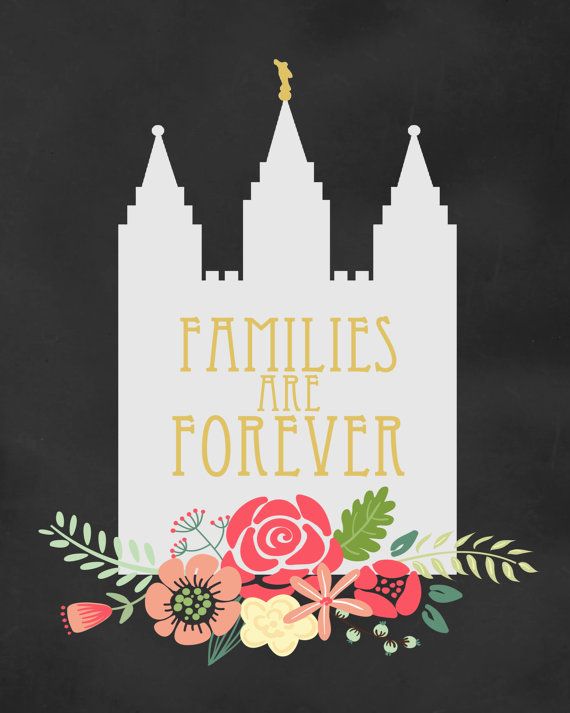 lds families are forever printable 8x10 digital download lds