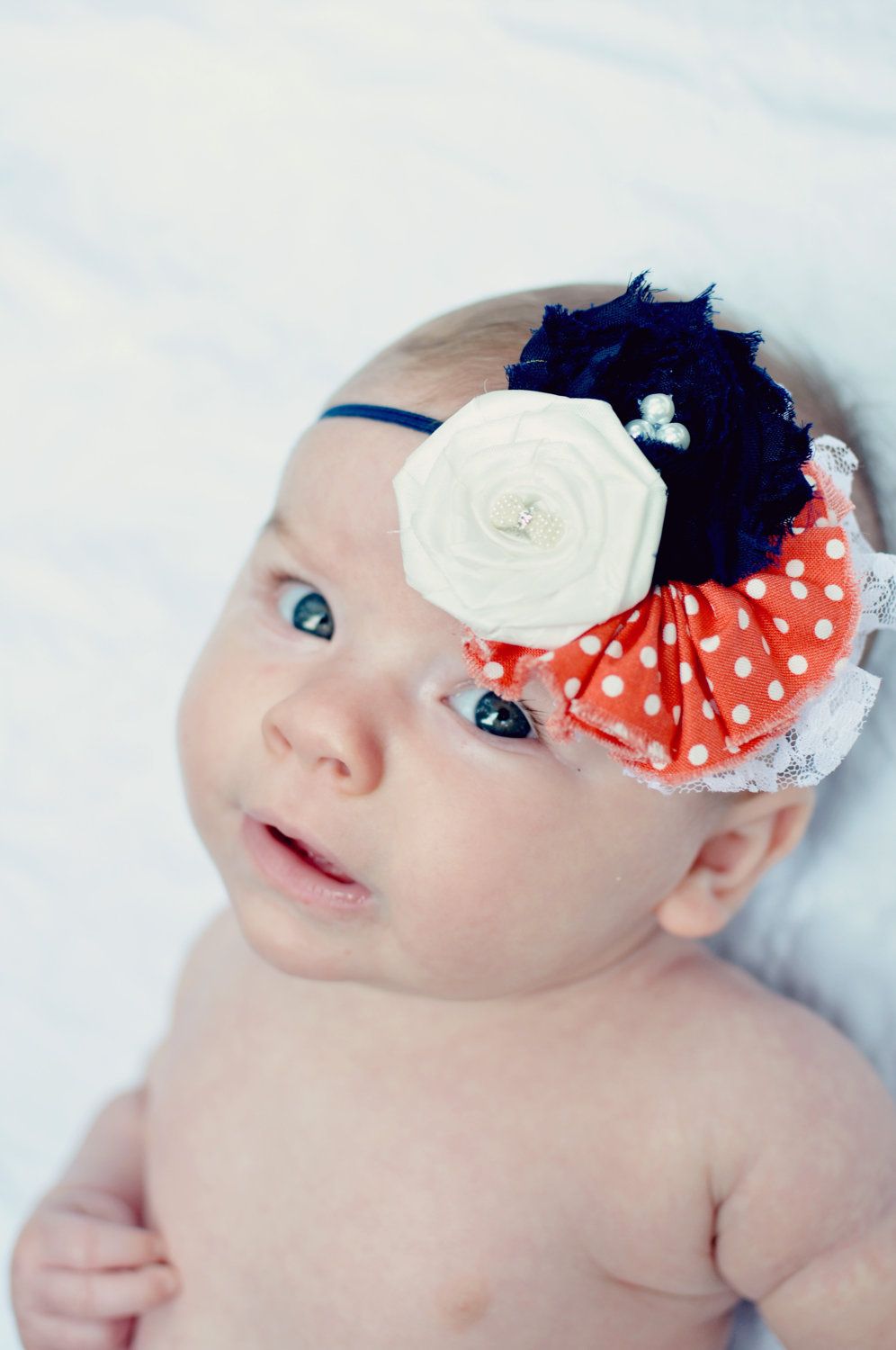 flower girl headband baby