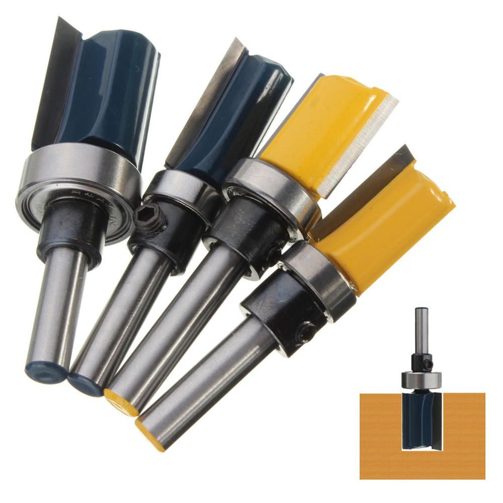 1/4 Inch Shank Cutter Router Bit Trimming Wood Working Milli…