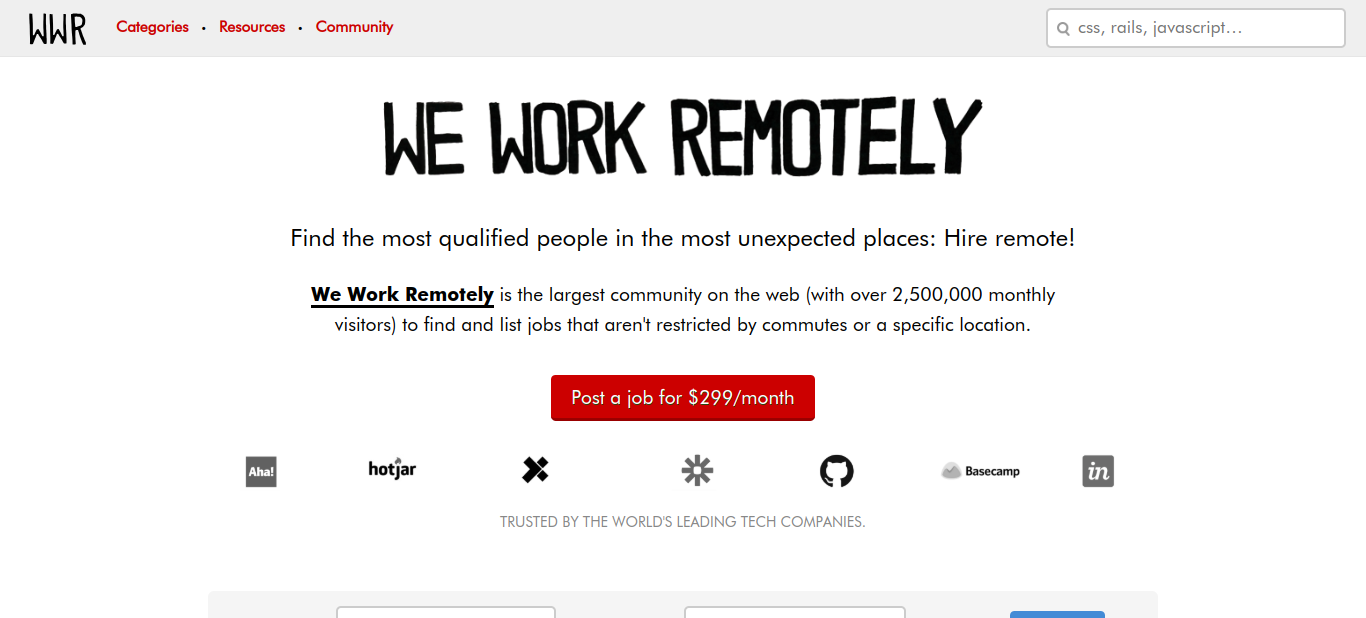 we work remotely we work remotely