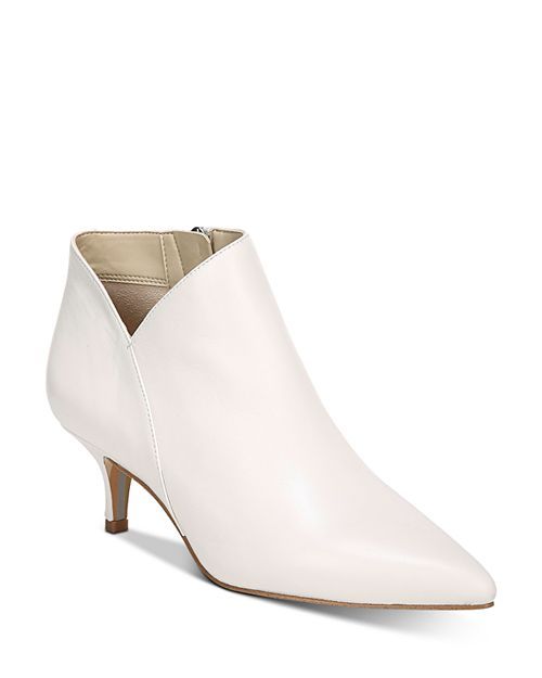 kadison pointed toe kitten heel bootie
