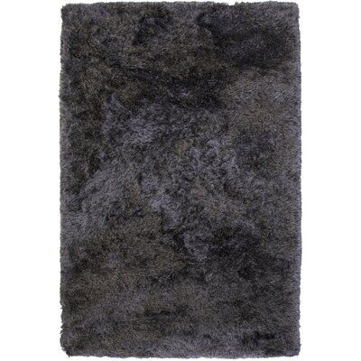 Everly Quinn Yan Handmade Shag Charcoal Area Rug Area Rugs Rugs Indoor Area Rugs
