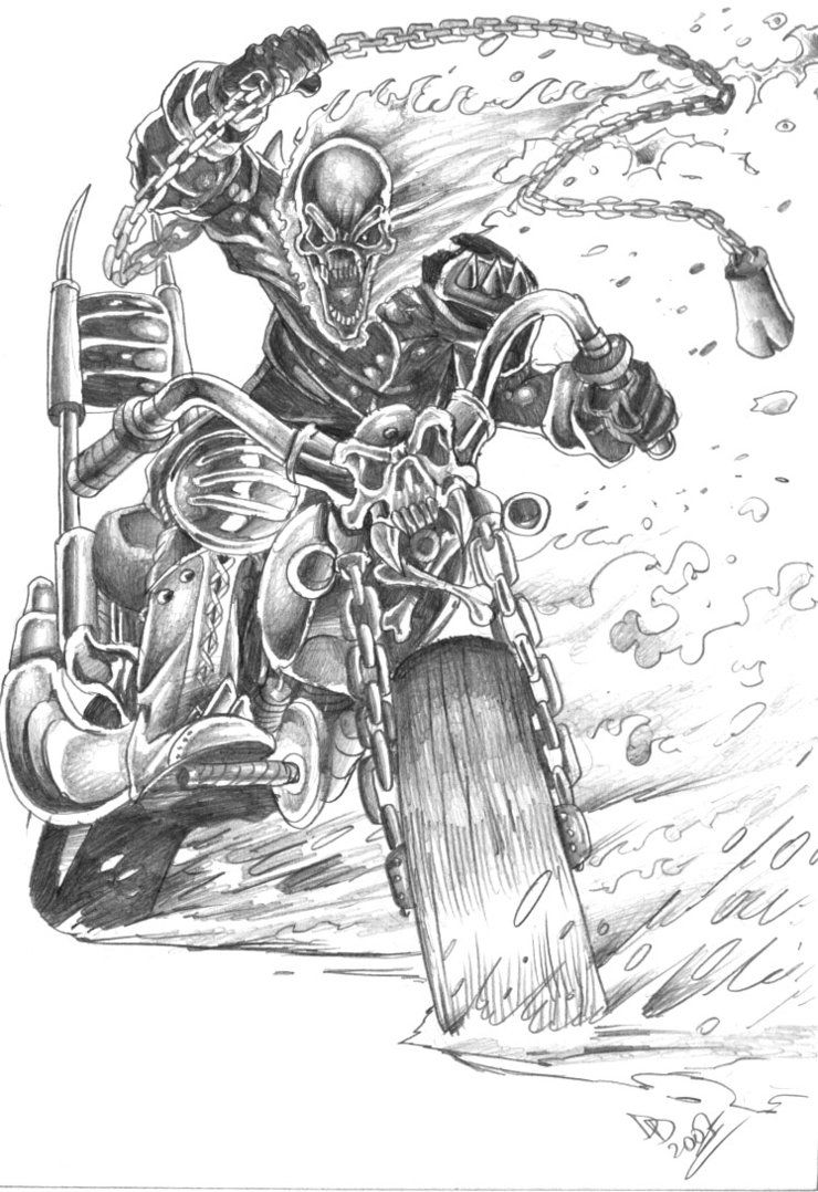 pencil sketch ghost rider drawing pencil sketch ghost rider drawing