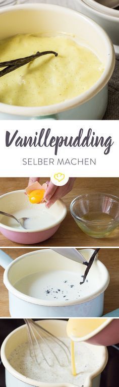 Ohne Tüte: Wie du cremigen Vanillepudding selber machst #dessertrecipes