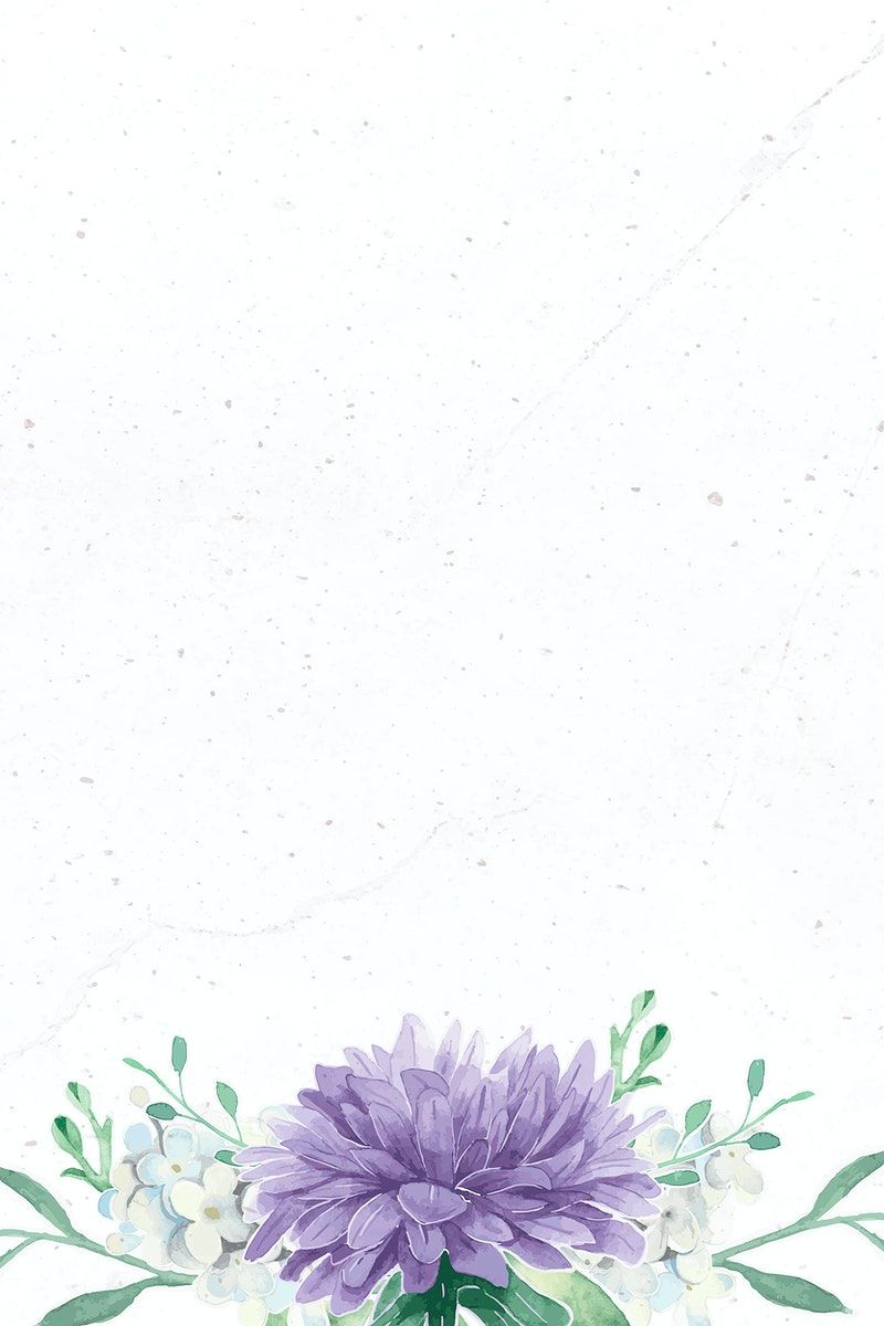 Background Purple Flower Wallpaper Otaku Wallpaper