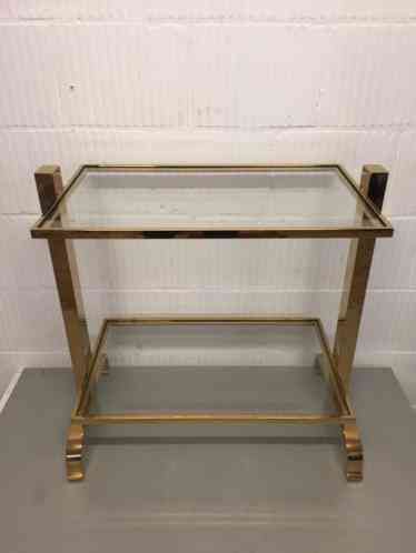 Retro bijzettafel, Maison Jansen stijl, €550 | Retro retro buizen stoel | | via marktplaatshelper.nl | for