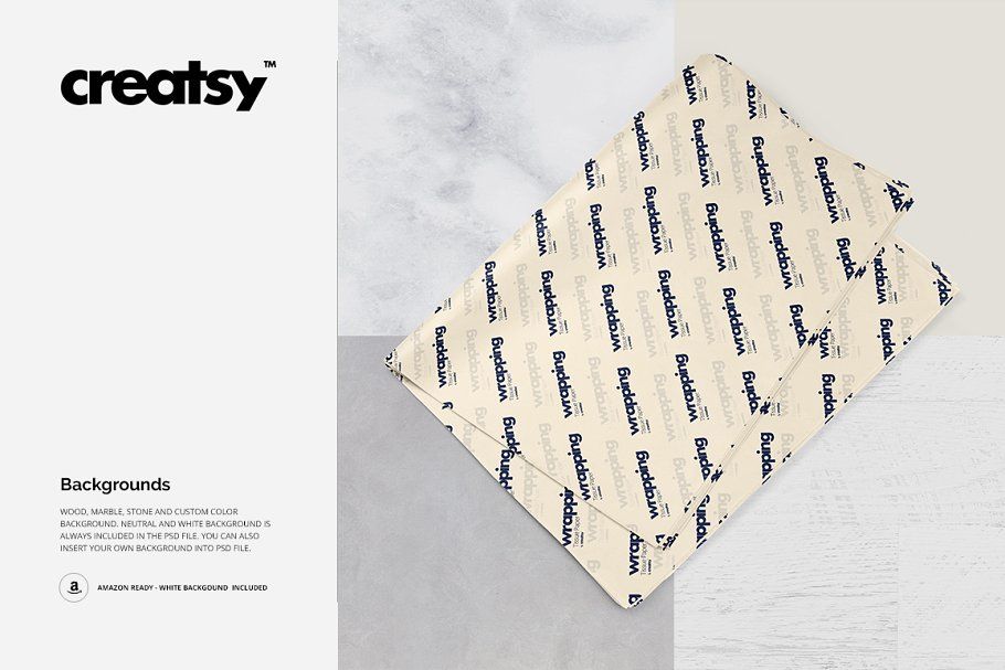 Download Wrapping Tissue Paper Mockup Set | Paper mockup, Brochure design template, Tissue paper wrapping