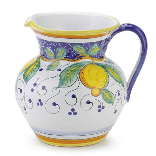 Ceramic Vase with Lemon Drawing Handmade Ceramic Vase Italian Ceramics Vase Hand Painted Vase Ceramic Vase with Lemon Drawing Handmade Ceramic Vase Italian Ceramics Vase Hand Painted Vase