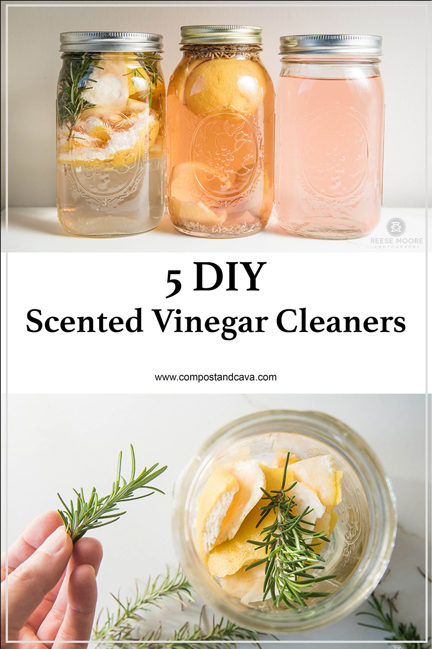 5 DIY Scented Vinegar Cleaners