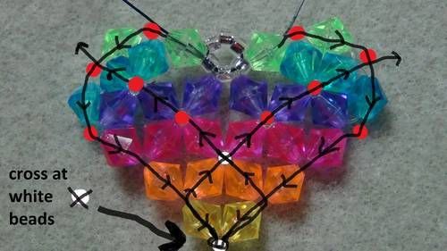 puffy beaded heart ring tutorial updated Puffy beaded heart ring tutorial: updated now with pendant.
