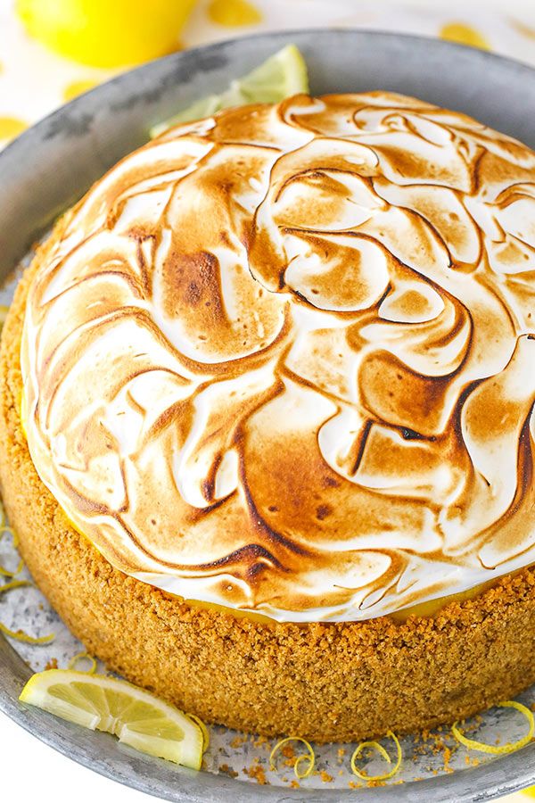 Lemon Meringue Cheesecake #lemonmeringuecheesecake