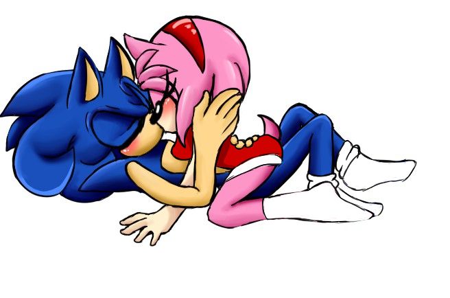Image Result For Sonamy Boom Kiss Amy The Hedgehog Sonic And