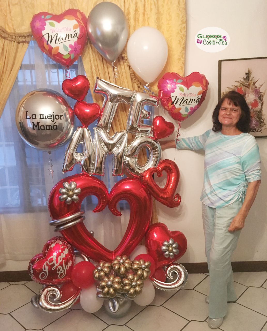 La Mejor Mamá Decoración Con Globos Cumpleaños Decoración Con Globos Globos