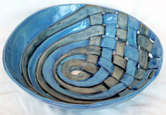 Ceramics made by students in the studio Gallery Item r-1517 - Rhoda Henning's Pottery Studio #slabpottery