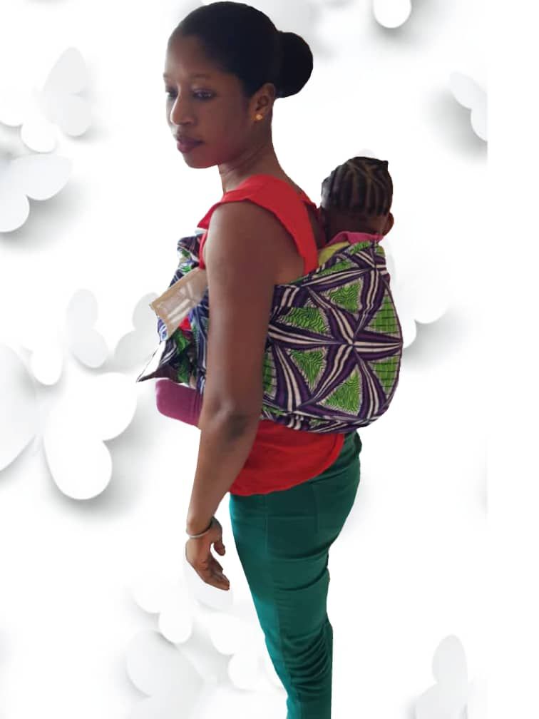 MAMANFATY – Écharpe de portage physiologique africaine;porte-bébé