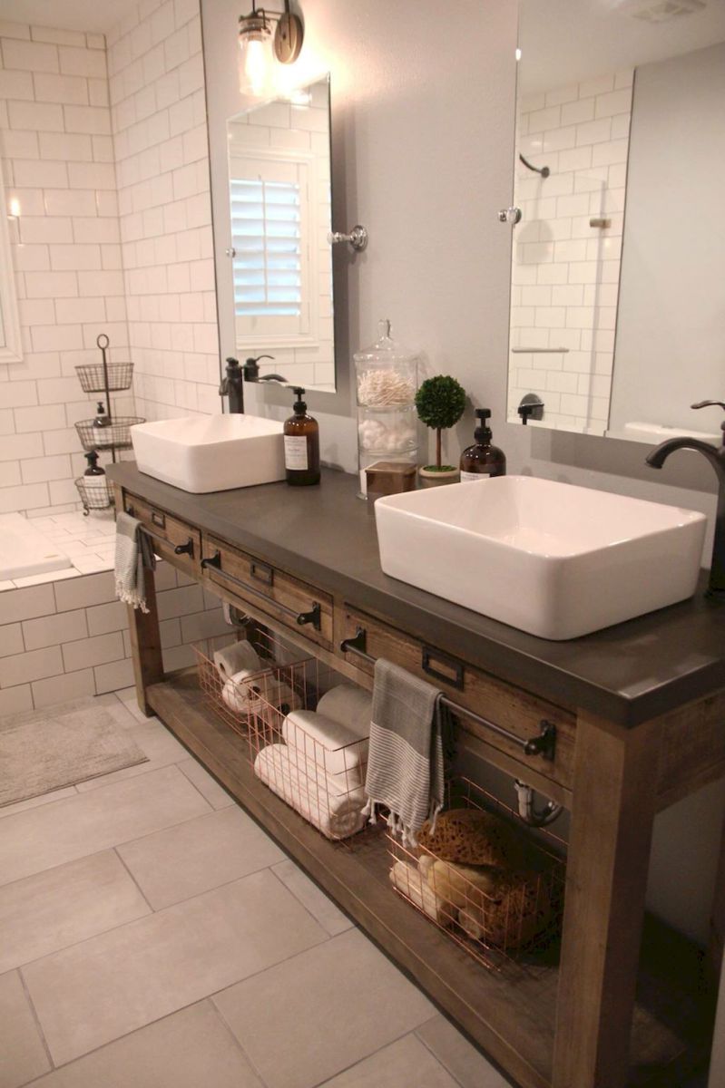 Best Inspire Farmhouse Bathroom Design And Decor Ideas 48 Custom Bathroom Cabinets Design Decorating Design Best Inspire Farmhouse Bathroom Design And Decor Ideas 48 Mesmerizing Bathroom Cabinets Design Decorating Design