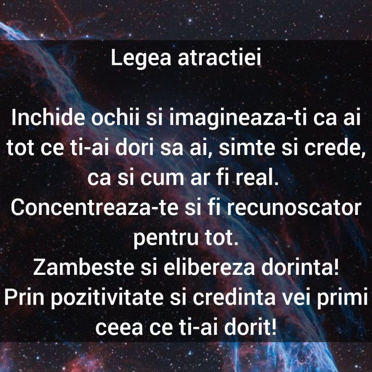 legea atracției slăbire