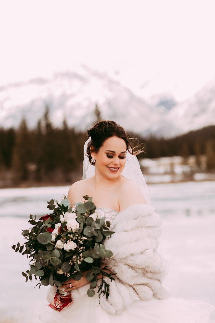 Winter Mountain Bride - The Canadian Rockies Winter Mountain, Mountain Bride, Canadian Rockies, Snowy, Elopement, Rocky, Wedding Dresses, Gallery, Spring