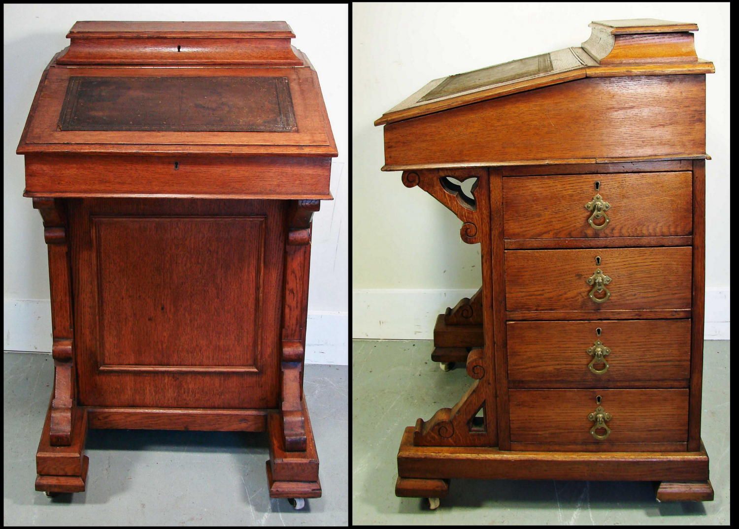 English Slant Front Desk Completed Furniture Desks Secretaries english slant front desk completed furniture desks secretaries | desk victorian eastlake style 2 pieces circa - English Slant Front Desk Completed Furniture Desks Secretaries