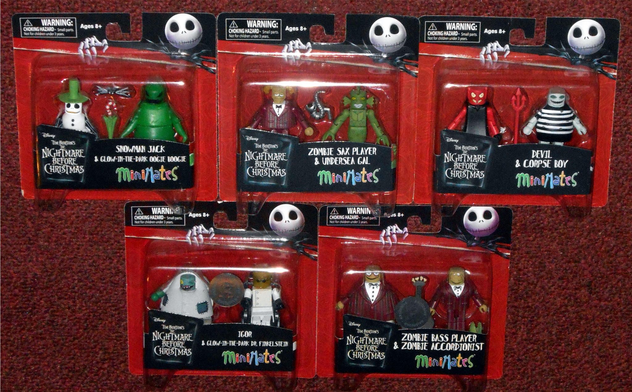 Nightmare Before Christmas Minimates Series 4 Devil /& Corpse Boy