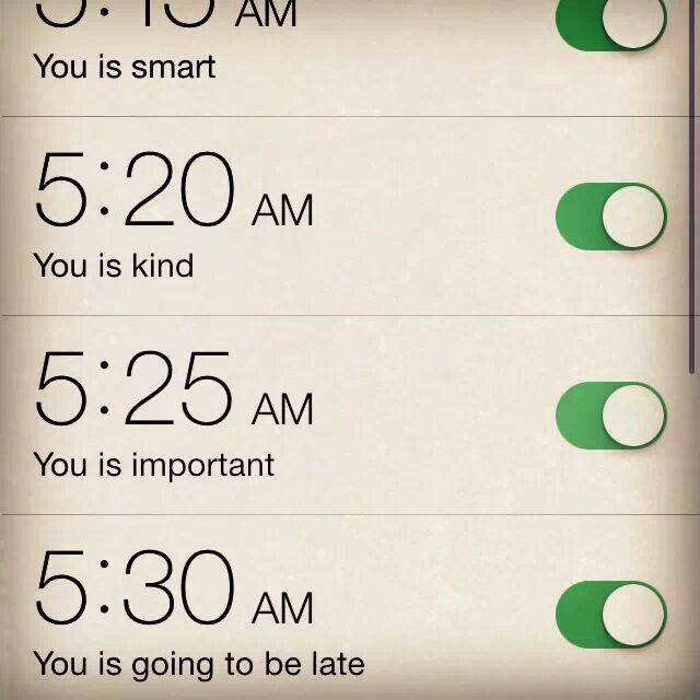 This is how i need to label my multiple alarms lol funny alarms