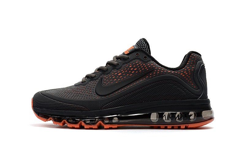 New Coming Nike Air Max 2017 5 Kpu Grey Black Orange Mens Nike Shoes Air Max Running Shoes For Men Mens Nike Shoes