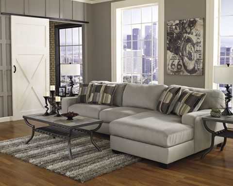 Ashley 19501 Westen Granite 2 Piece Sectional Chicago Home