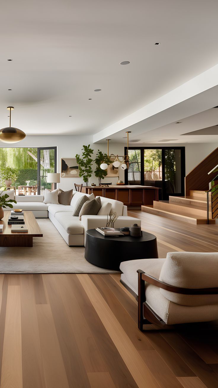 contemporary aesthetics and American allure, immersing yourself in a living room that elegance