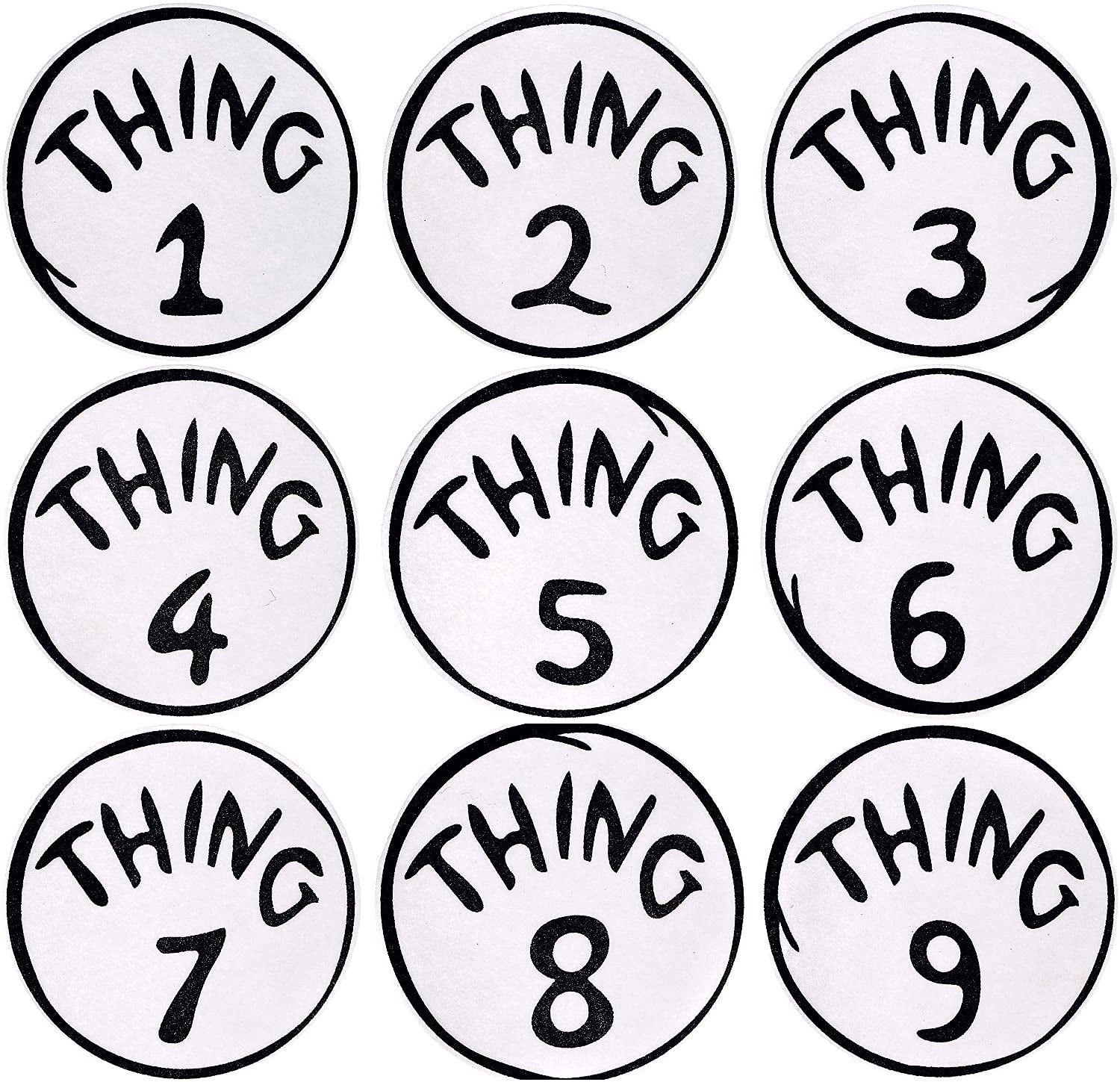 Includes a single patch Add these Thing 1-9 embroidered patches to your Dr. Seuss collection.This patch is ideal for customizing anything from denim jackets, hats, bags, jeans, and much more.In only a few minutes you can DIY your own style.Type: EmbroideredBrand: Amscan Inc.Patches Measure Approximately: 6.5" In DiameterIron-On: Ready 1 Of 1, Dr Seuss Costumes, Halloween Costumes For Kids, Disney Costumes, Dr Seuss Birthday, Seuss Party, Birthday Party Kits, Kids Birthday Party Supplies, Thing One Thing Two