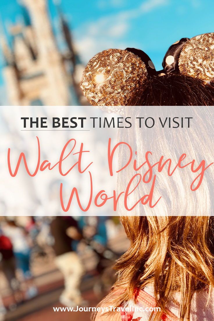 Best times to visit Walt Disney World Walt disney world, Disney world