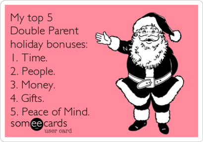 single parent christmas vacation