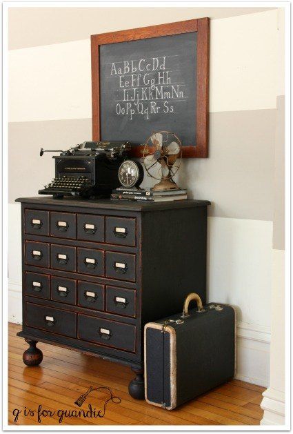 Creating a Faux Card Catalog.