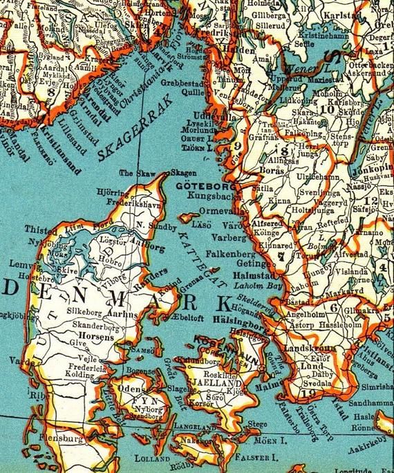 Typical Sweden, Norway and Denmark map electronic-Scandinavia graphic regarding Scandinavia Map Printable known as Classic Sweden, Norway and Denmark map electronic-Scandinavia