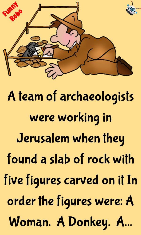 A TEAM OF ARCHAEOLOGISTS WERE WORKING IN JERUSALEM