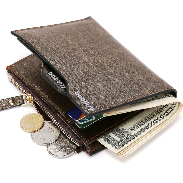 Men Leather Wallet Pocket Coin Card Money Holder Clutch Bifold Slim Purse Hot