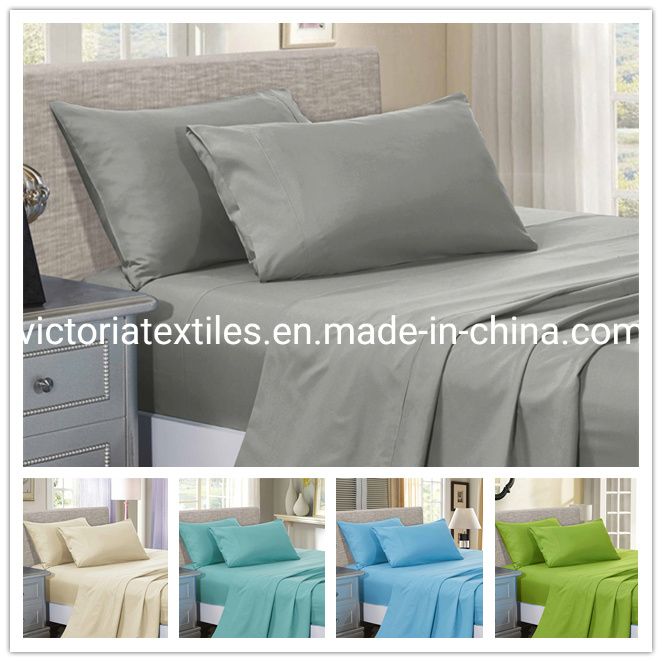 Bed Sheets Set Full Size 4 Piece 16 Inches Deep Pocket 1800 Thread Count 100% Microfiber Sheet, Bedding Super Soft Comfortable, Style : Plain. Size : 2.3*2.5m. Age Group : Adult. Quantity : 4 PCS. Material : 100% Polyester. Pattern : Plain Dyed. Technics : Handmade. Usage : Home. Feature : Eco-Friendly. Details : 1 Bed Sheet Plus 1 Fitted Sheet with 2 Pillowcases. Printed : Pure Color. Fabric : 100% Super Soft Microfiber. Weight : 85GSM. Bed Sheet Sets, Bed Sheets, Pure Color, Fitted Sheet, Hot, Pillow Cases, Size 2, Eco Friendly, Deep