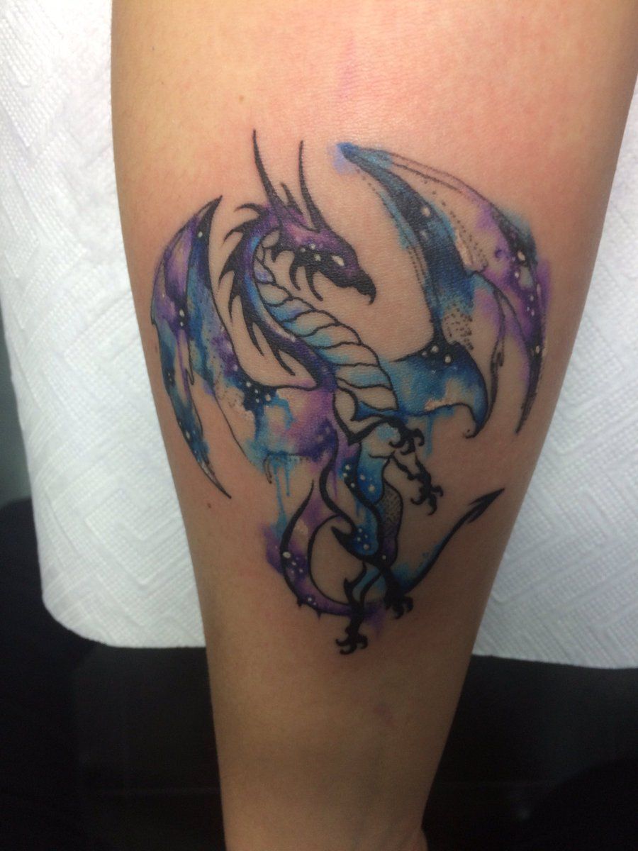 watercolour dragon tattoo Google Search Watercolor dragon tattoo