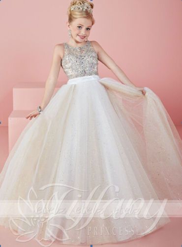 Flower Girl Dress Pageant Party Dance Wedding Birthday Gown Kids Ball Gown