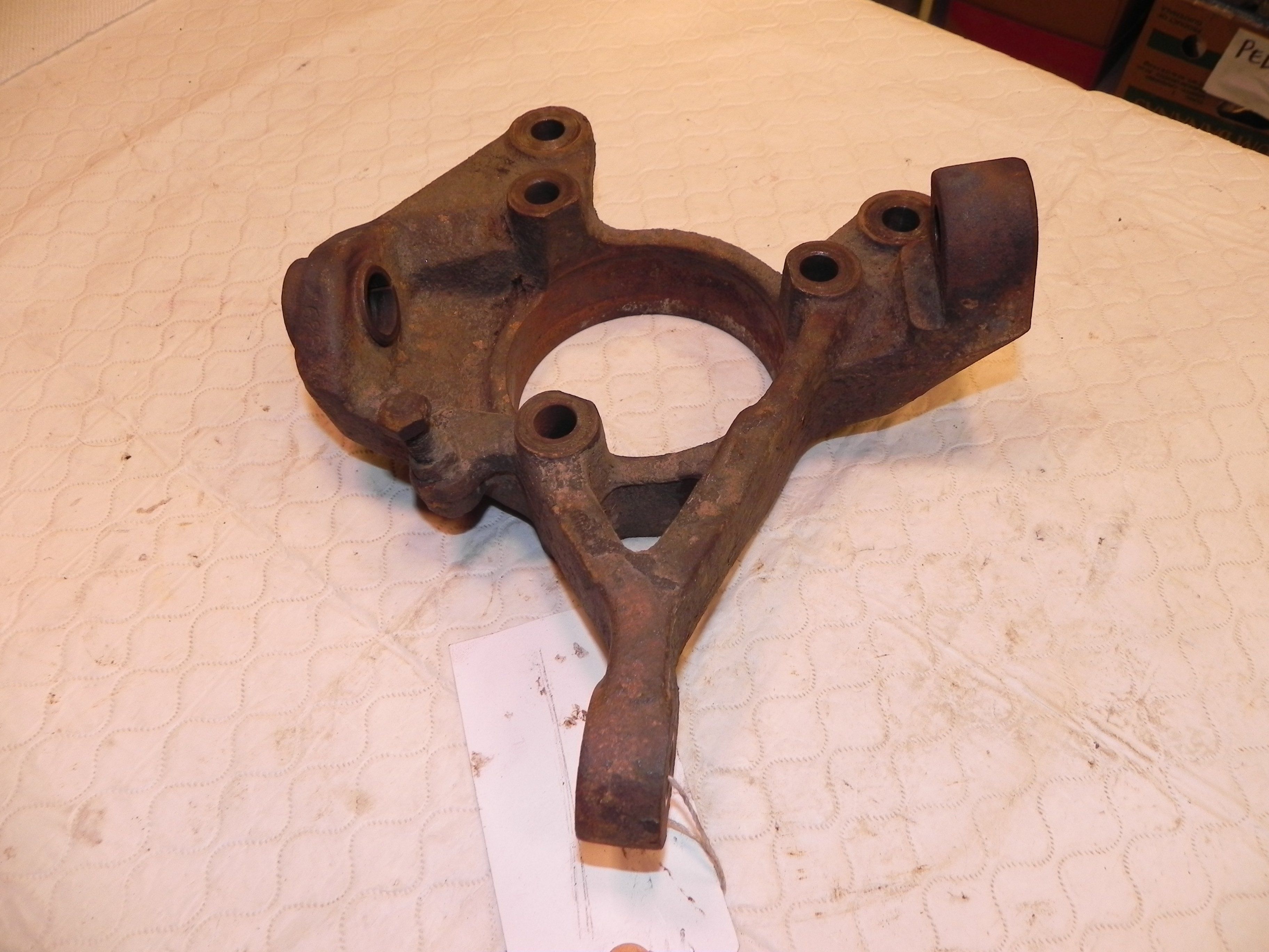 factory original driver s side dana 30 knuckle from a 1987 yj rusty